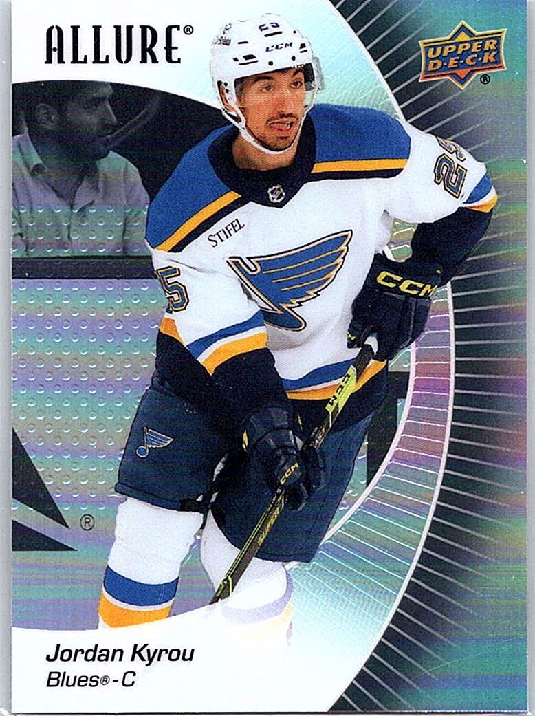 2023-24 Upper Deck Allure - Black Rainbow Jordan Kyrou #26 front