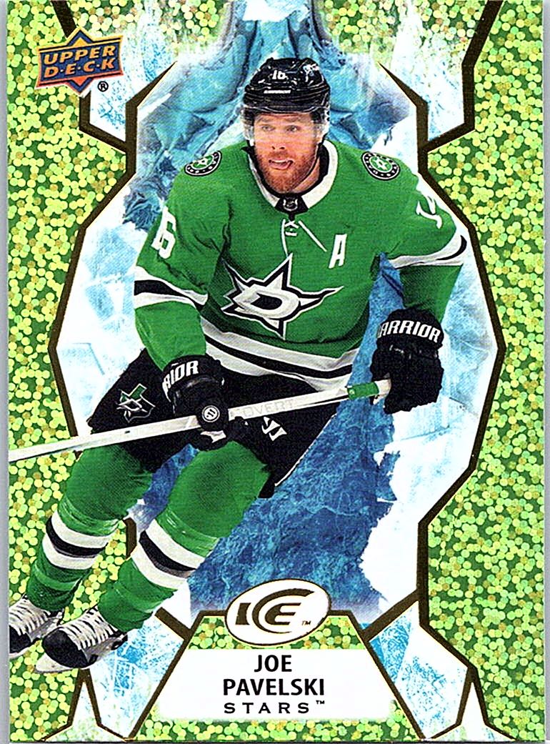 2021-22 Upper Deck Ice - Green Joe Pavelski #23 front