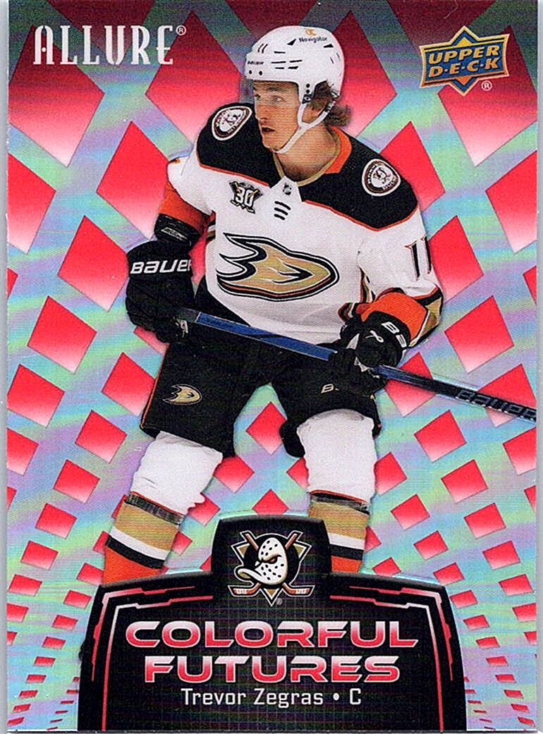 2024-25 Upper Deck Allure - Colorful Futures Trevor Zegras #CF-16 front