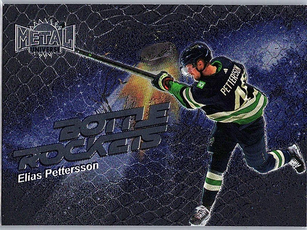 2022-23 SkyBox Metal Universe - Bottle Rockets Elias Pettersson #BR-30 front