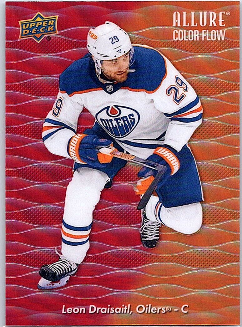 2023-24 Upper Deck Allure - Color Flow Red-Orange Leon Draisaitl #CF-26 front