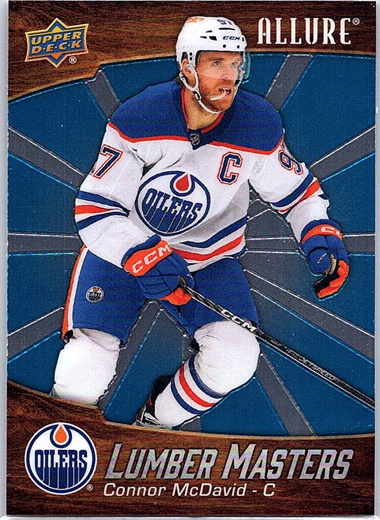 2023-24 Upper Deck Allure - Lumber Masters Connor McDavid #LM-15 front