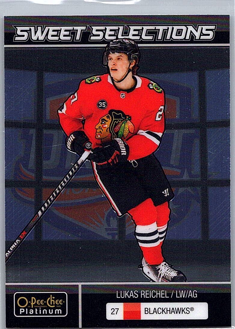 2022-23 O-Pee-Chee Platinum - Sweet-Selections Lukas Reichel #SS-4 front