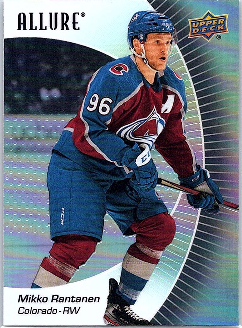 2023-24 Upper Deck Allure - Black Rainbow Mikko Rantanen #7 front