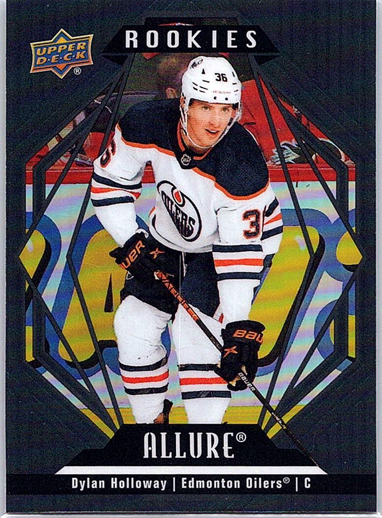 2022-23 Upper Deck Allure - Black Rainbow Dylan Holloway #121 front