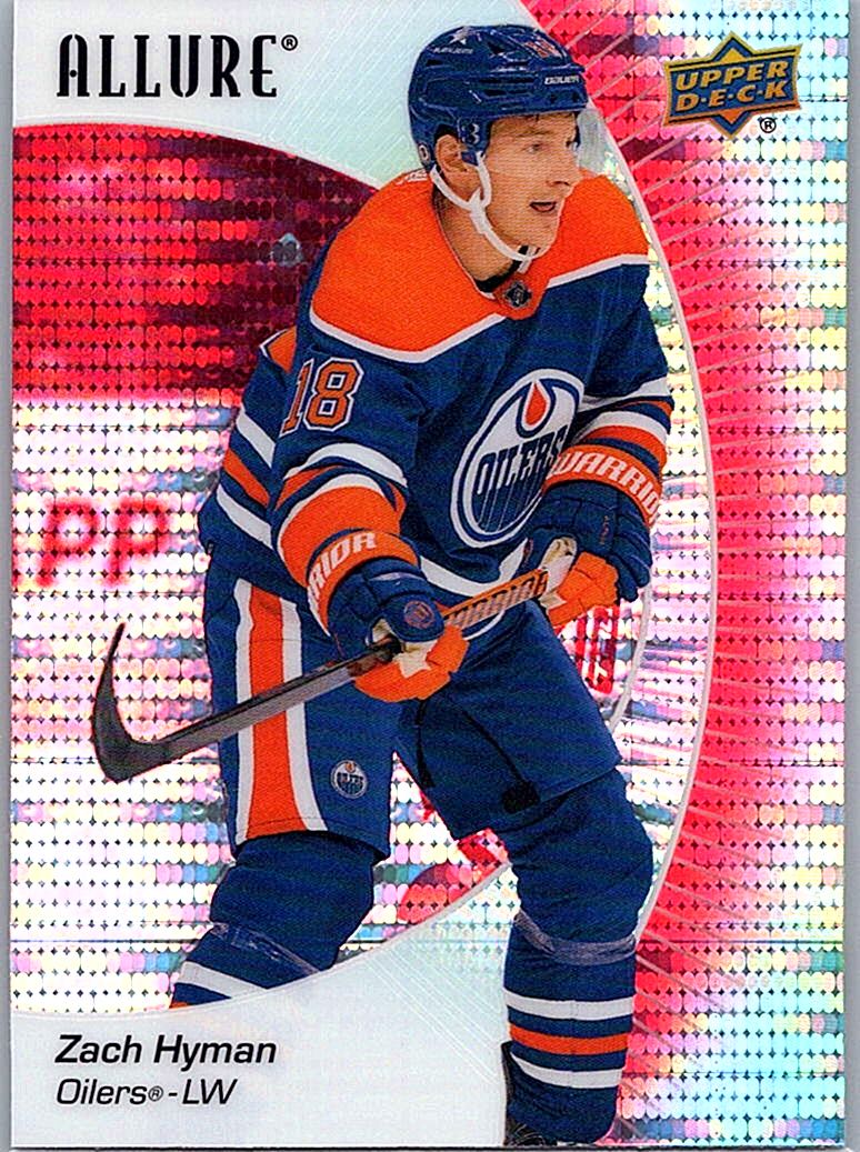 2023-24 Upper Deck Allure - Red Rainbow Zach Hyman #96 front