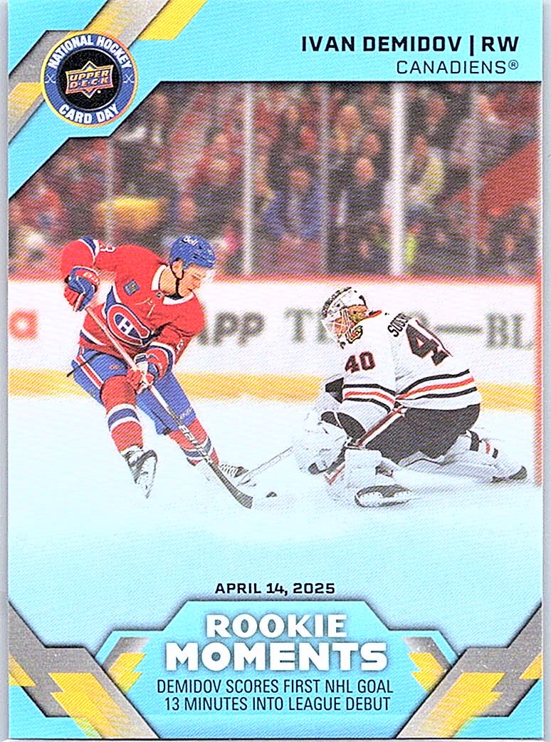 2026 Upper Deck National Hockey Card Day Ivan Demidov #NHCD-31 front