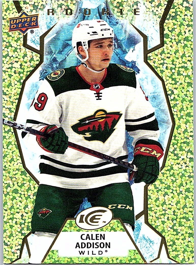 2021-22 Upper Deck Ice - Green Calen Addison #215 RC, SN799 front