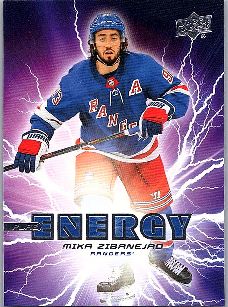 2019-20 Upper Deck - Pure Energy Mika Zibanejad #PE-16 front