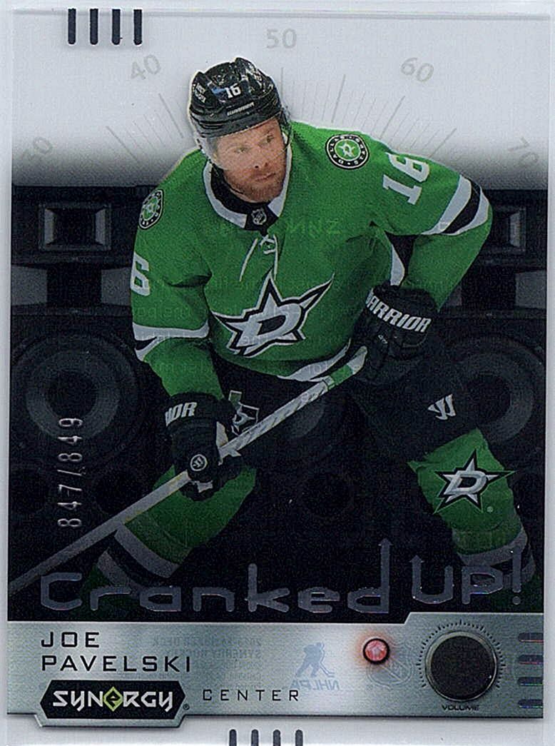 2023-24 Upper Deck Synergy - Cranked Up Joe Pavelski #CR-JP SN849 front