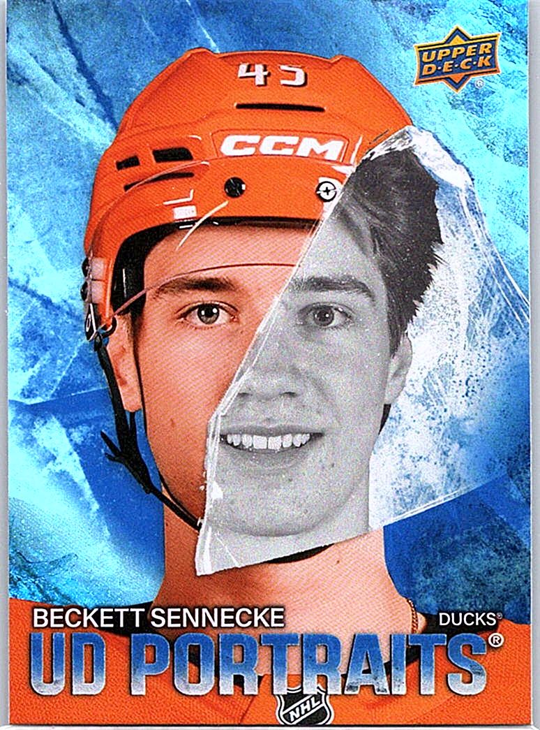 2025-26 Upper Deck - UD Portraits Beckett Sennecke #P-37 front