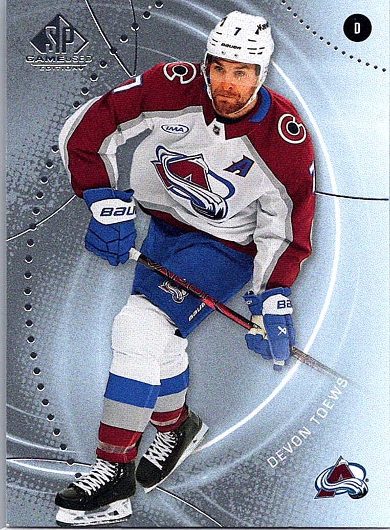 2025-26 SP Game Used Devon Toews #187 front