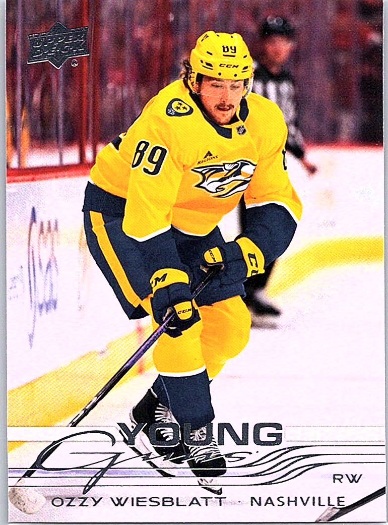 2025-26 Upper Deck Ozzy Wiesblatt #212 RC front