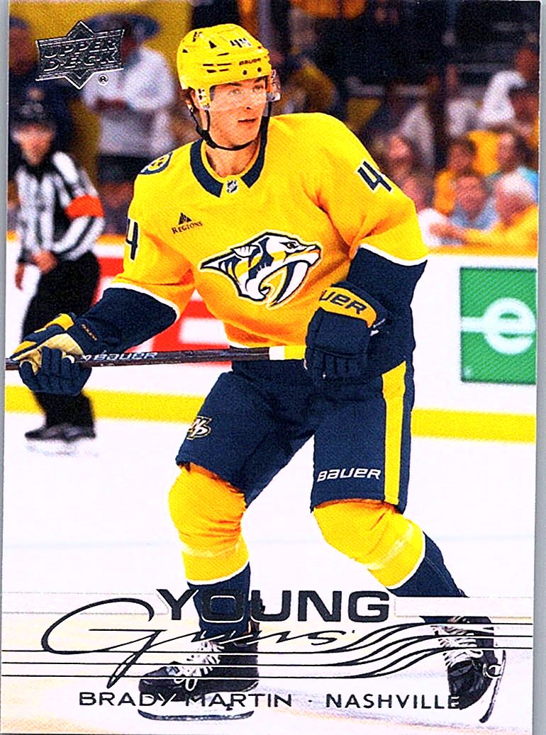 2025-26 Upper Deck Brady Martin #460 RC front