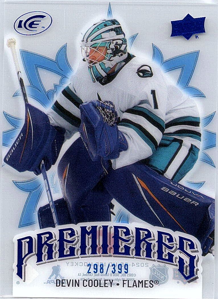 2024-25 Upper Deck Ice - Blue Devin Cooley #165 SN399 front