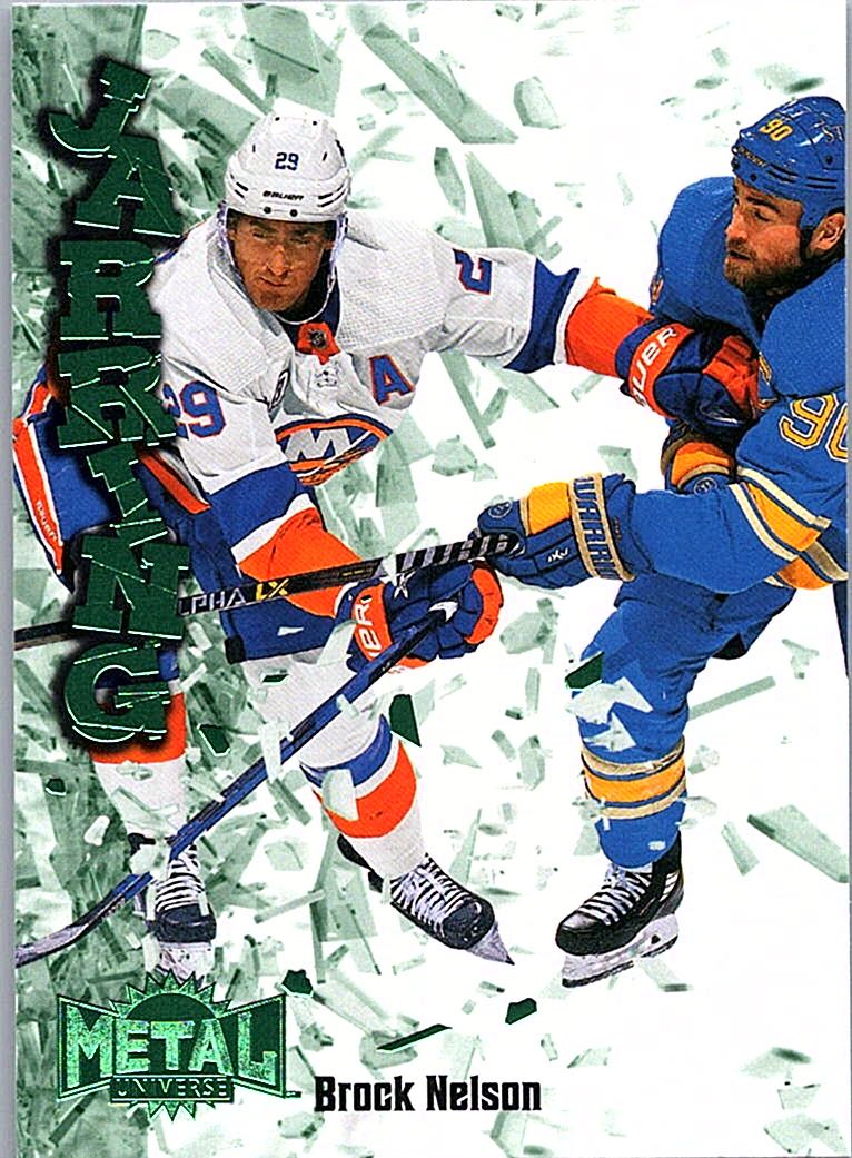 2022-23 SkyBox Metal Universe - Jarring Brock Nelson #JR-26 front