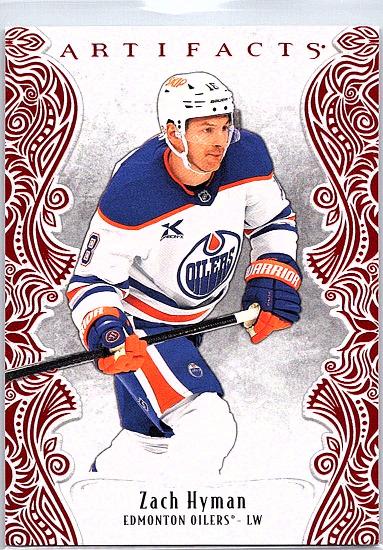 2025-26 Upper Deck Artifacts - Ruby Red Zach Hyman #109 SN599 front
