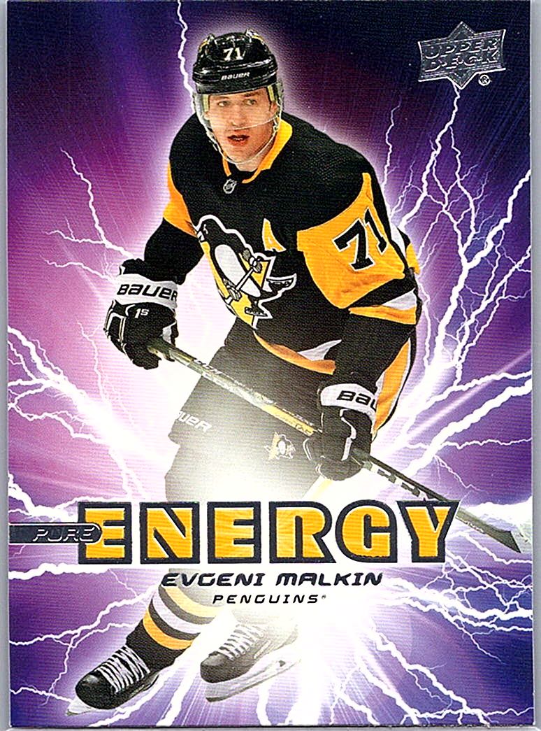 2019-20 Upper Deck - Pure Energy Evgeni Malkin #PE-35 front