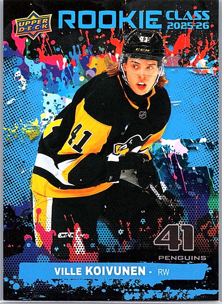 2025-26 Upper Deck - 2025-26 Rookie Class Ville Koivunen #RC-25 front