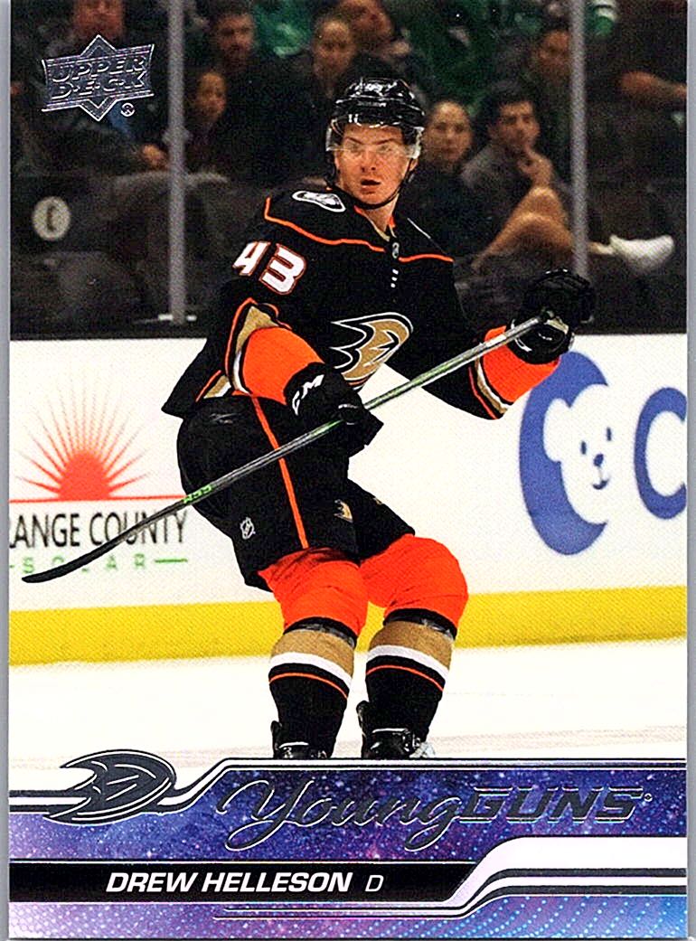 2023-24 Upper Deck Drew Helleson #220 RC front