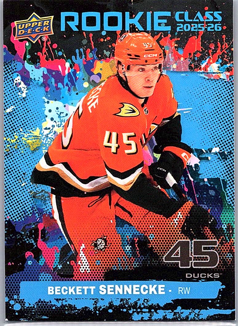 2025-26 Upper Deck - 2025-26 Rookie Class Beckett Sennecke #RC-29 front