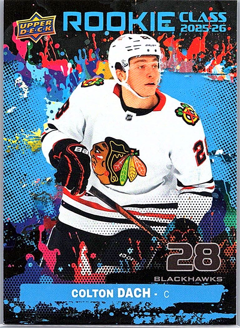 2025-26 Upper Deck - 2025-26 Rookie Class Colton Dach #RC-20 front
