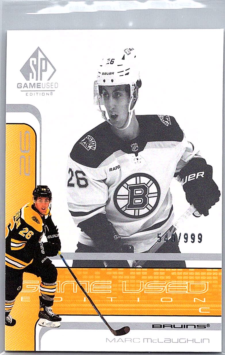 2022-23 SP Game Used - 2001-02 Retro Rookies Marc McLaughlin #R-4 SN999 front