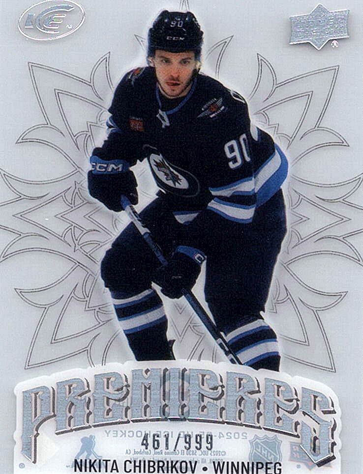 2024-25 Upper Deck Ice Nikita Chibrikov #162 RC, SN999 front