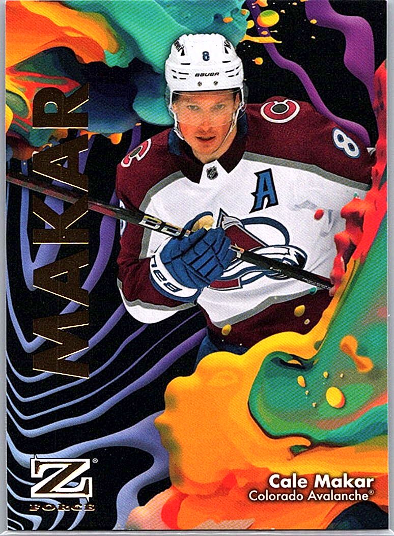 2024-25 SkyBox Metal Universe - Z-Force Cale Makar #45 front