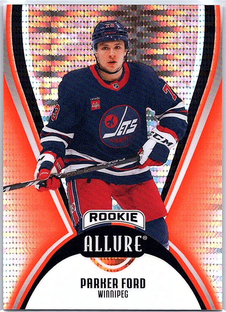 2025-26 Upper Deck Allure - Red Rainbow Parker Ford #128 front