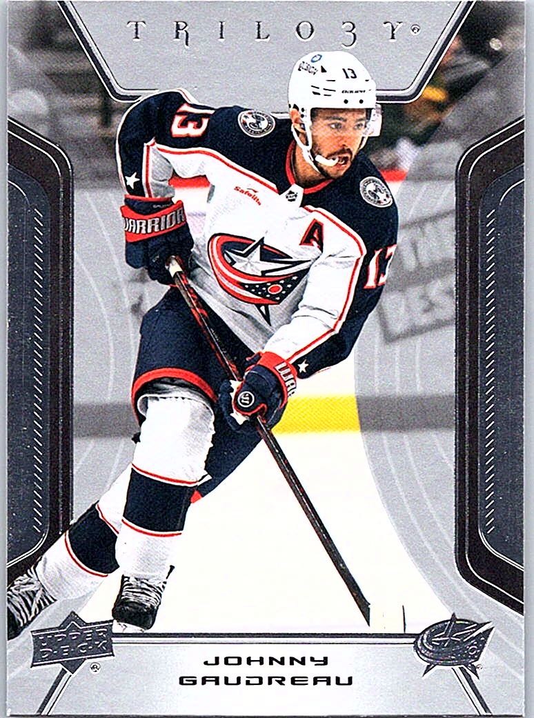 2023-24 Upper Deck Trilogy Johnny Gaudreau #61 front