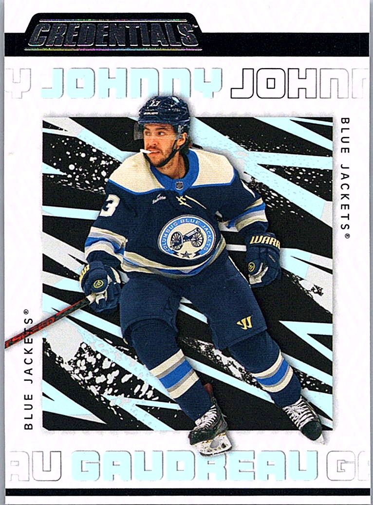 2023-24 Upper Deck Credentials Johnny Gaudreau #22 front
