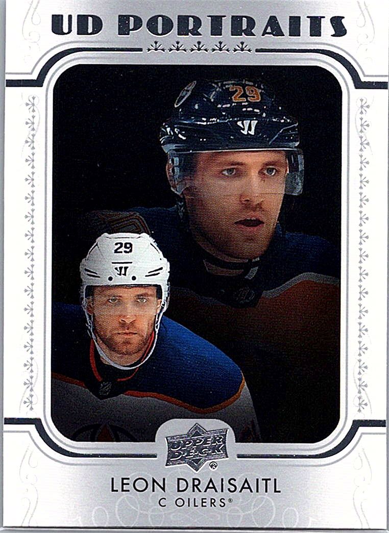 2019-20 Upper Deck - UD Portraits Leon Draisaitl #P-32 front