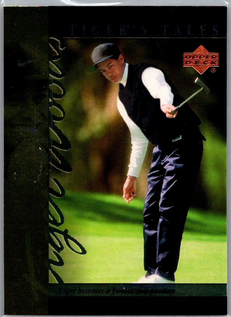 2001 Upper Deck - Tiger's Tales Tiger Woods #TT1 front