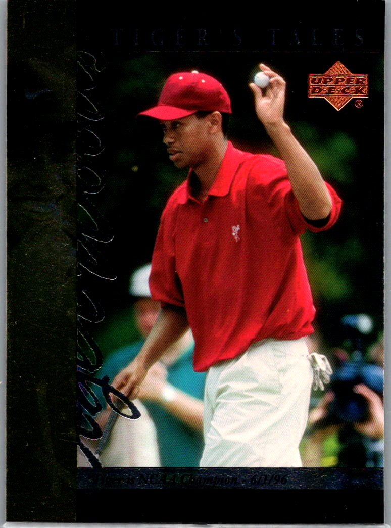 2001 Upper Deck - Tiger's Tales Tiger Woods #TT8 front
