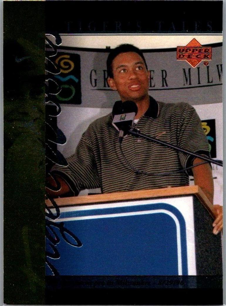 2001 Upper Deck - Tiger's Tales Tiger Woods #TT12 front