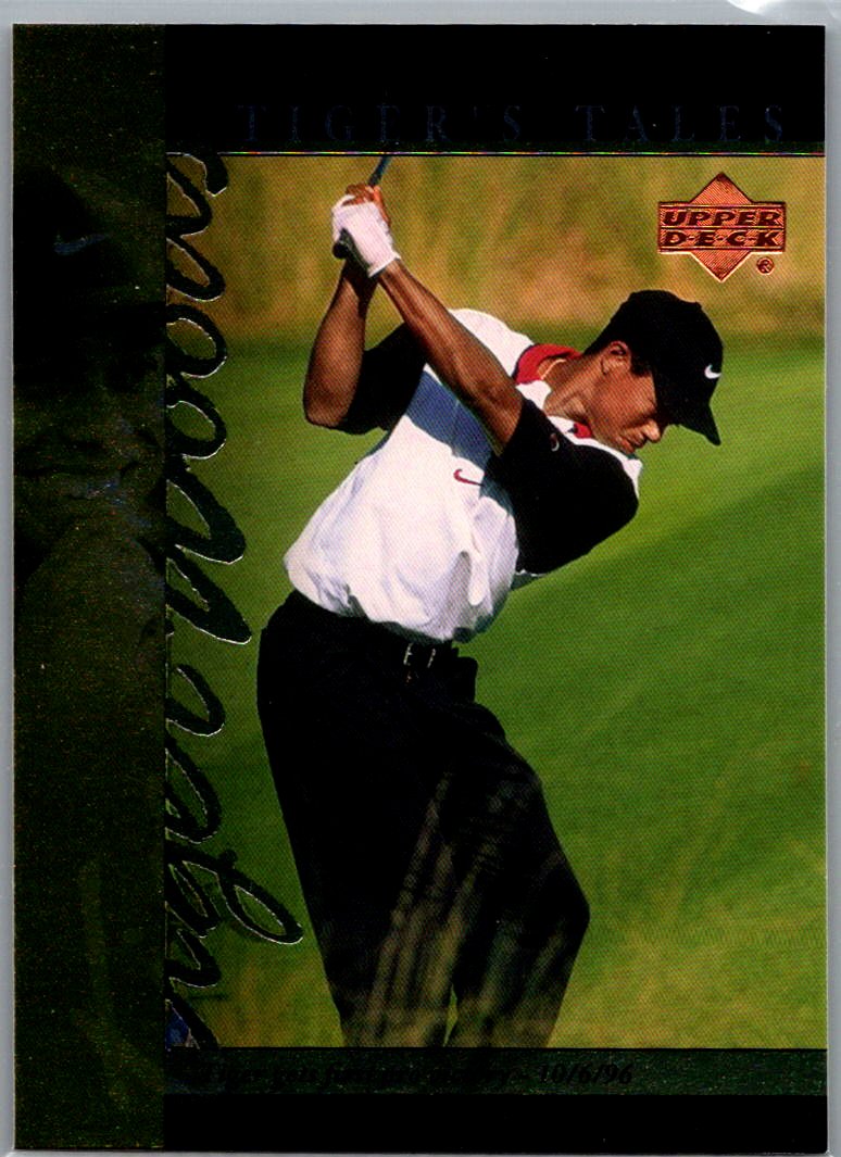 2001 Upper Deck - Tiger's Tales Tiger Woods #TT13 front