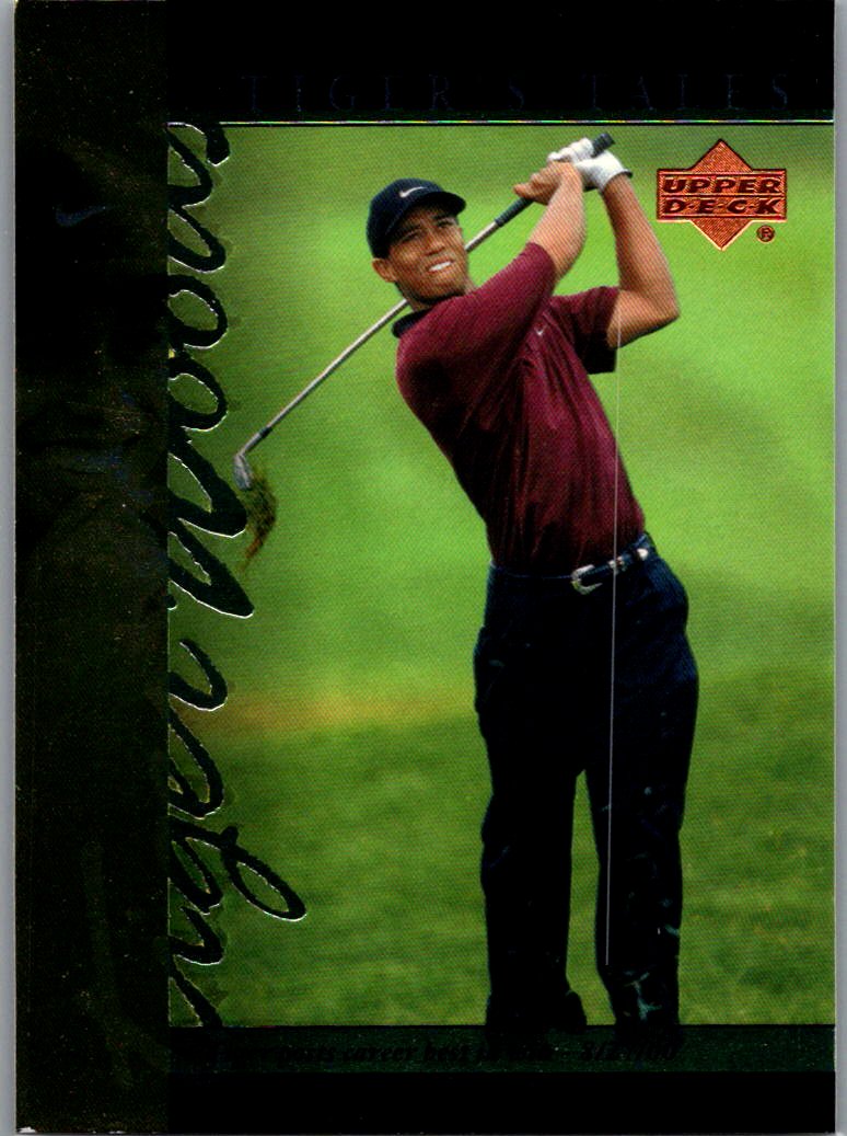 2001 Upper Deck - Tiger's Tales Tiger Woods #TT28 front