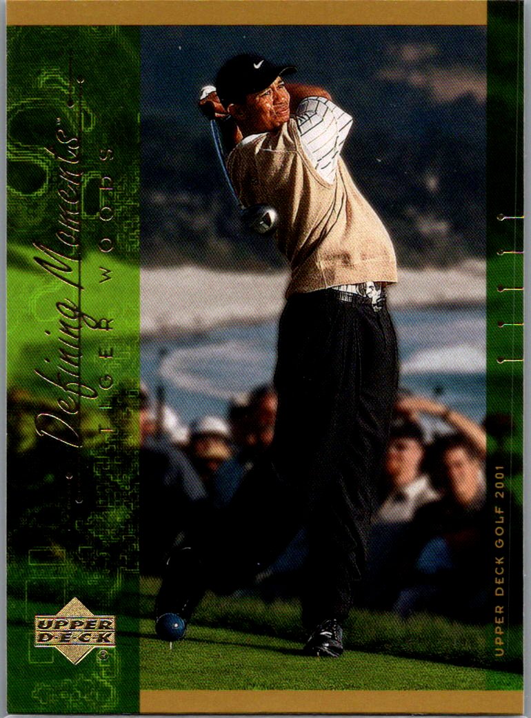 2001 Upper Deck Tiger Woods #124 front