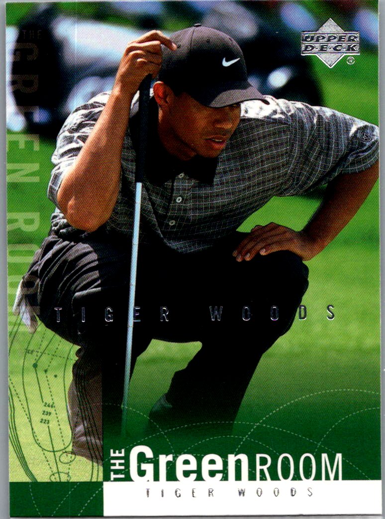 2002 Upper Deck - Green Room Tiger Woods #GR10 front