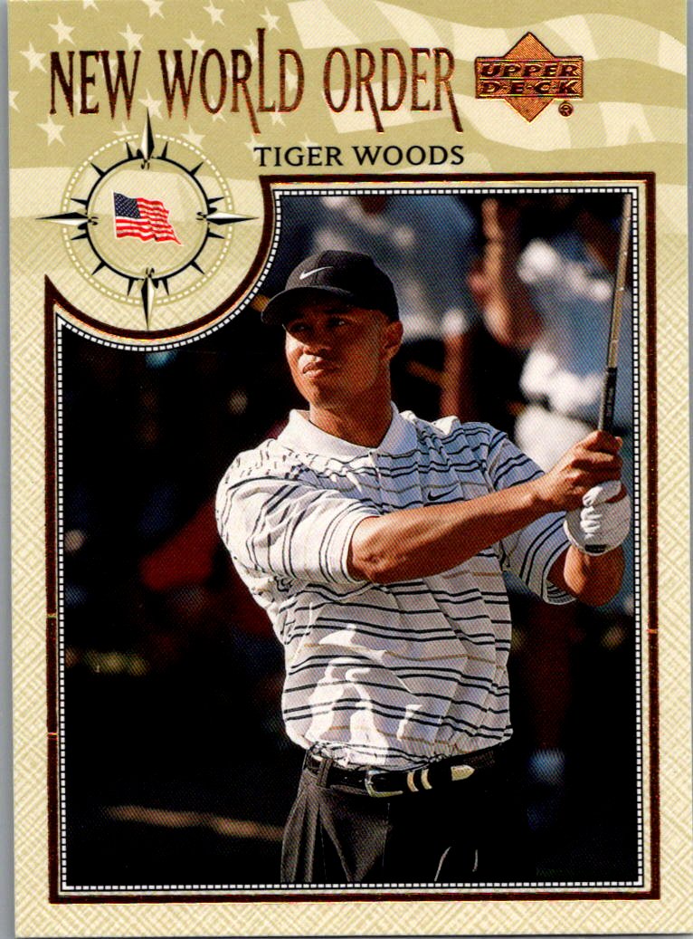 2002 Upper Deck Tiger Woods #61 front