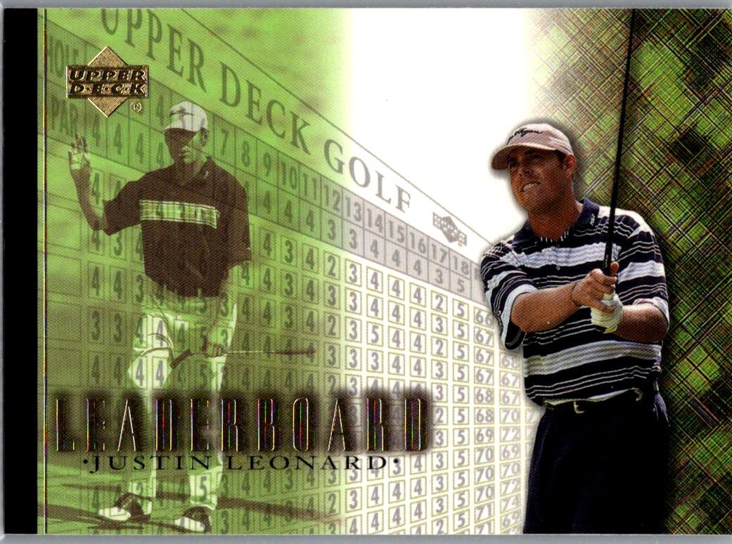 2001 Upper Deck Justin Leonard #94 front