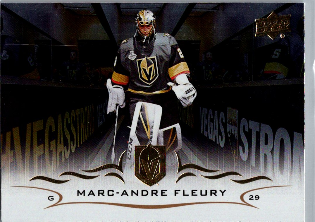 2018-19 Upper Deck - Silver Foil Marc-Andre Fleury #184 front