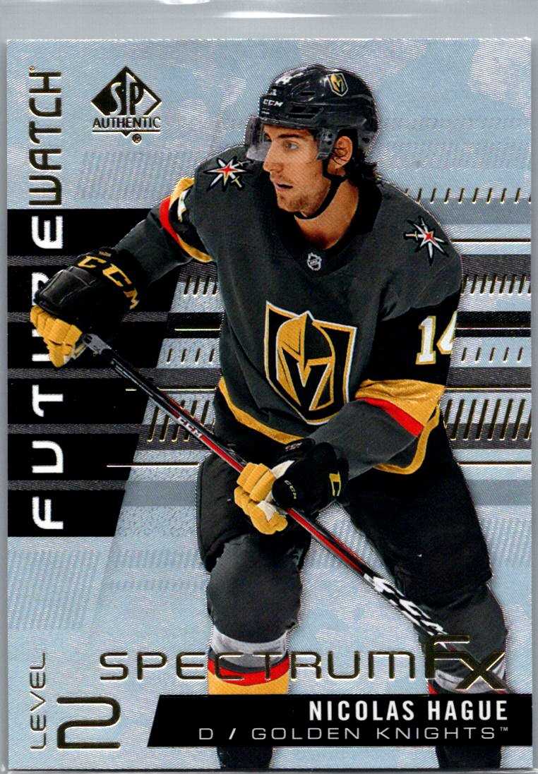 2019-20 SP Authentic - Spectrum FX Nicolas Hague #S-80 front