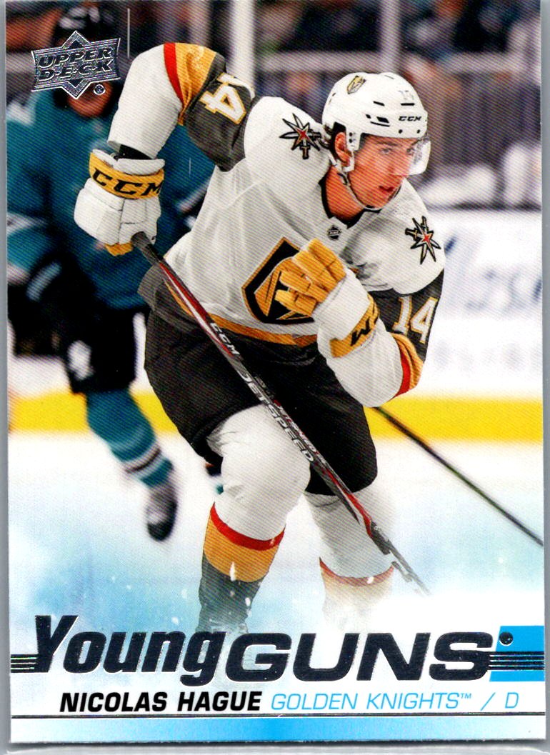 2019-20 Upper Deck Nicolas Hague #489 RC front