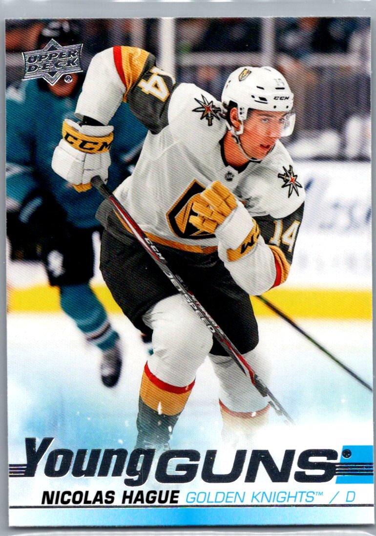 2019-20 Upper Deck Nicolas Hague #489 RC front
