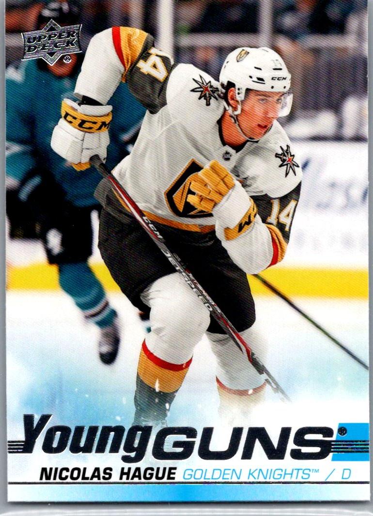 2019-20 Upper Deck Nicolas Hague #489 RC front