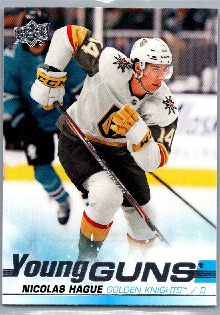 2019-20 Upper Deck Nicolas Hague #489 RC front