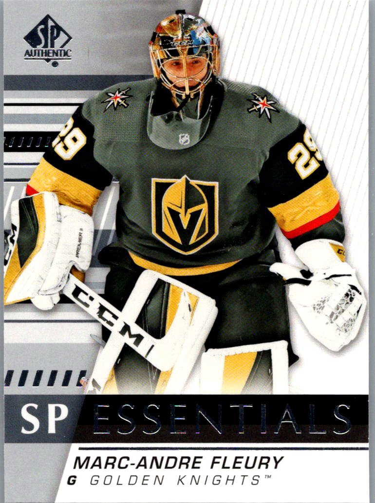 2019-20 SP Authentic - SP Essentials Marc-Andre Fleury #SPE-MF front