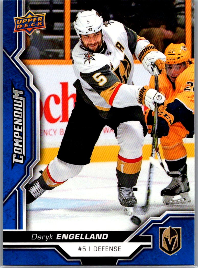 2018-19 Upper Deck Compendium - Blue Deryk Engelland #383 front